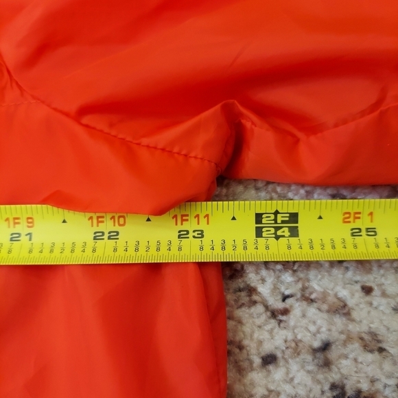 City Streets Windbreaker Orange Outdoors Hunting Sports Athletic Sz XL 1/4 Zip - Picture 7 of 10